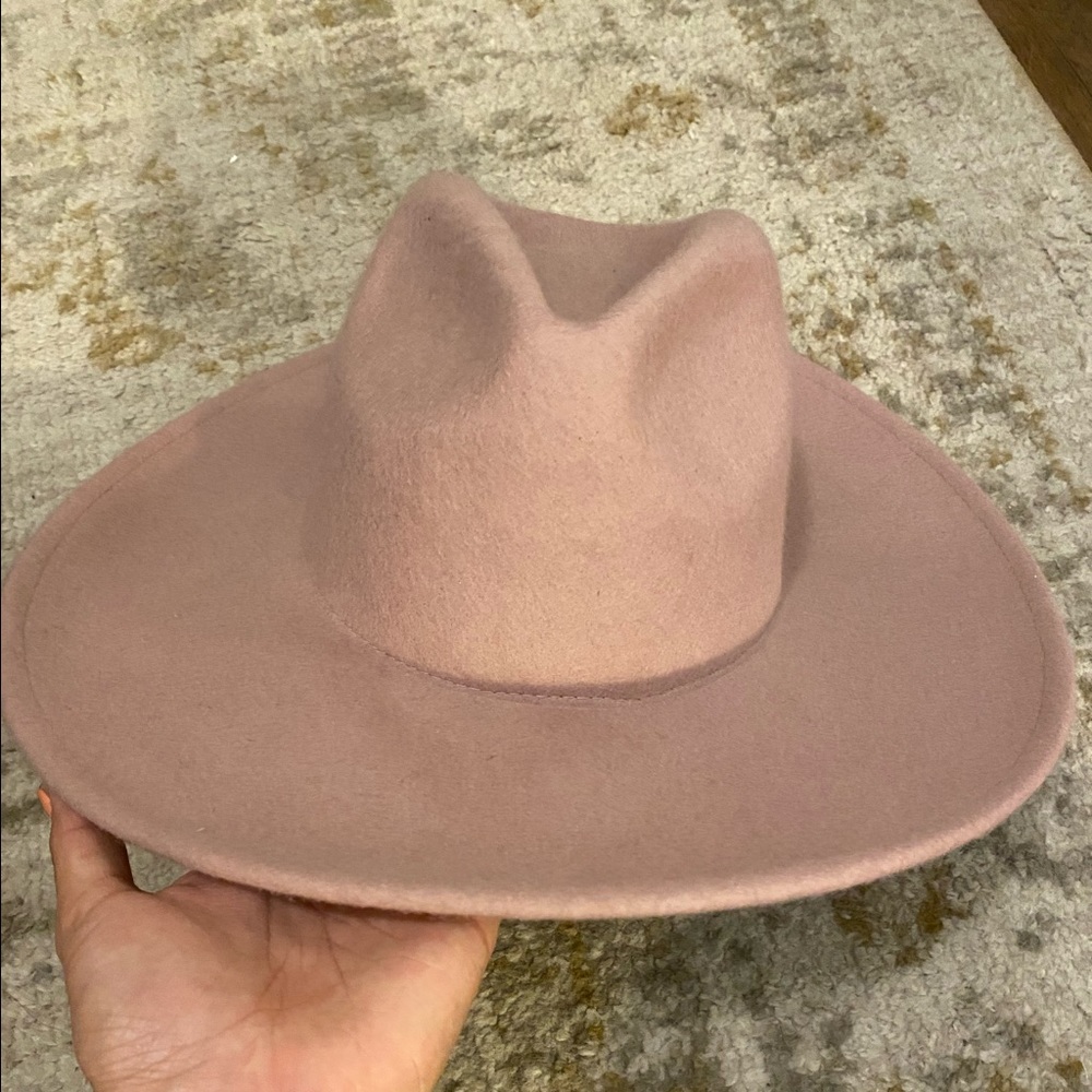 Mauve Brim Hat